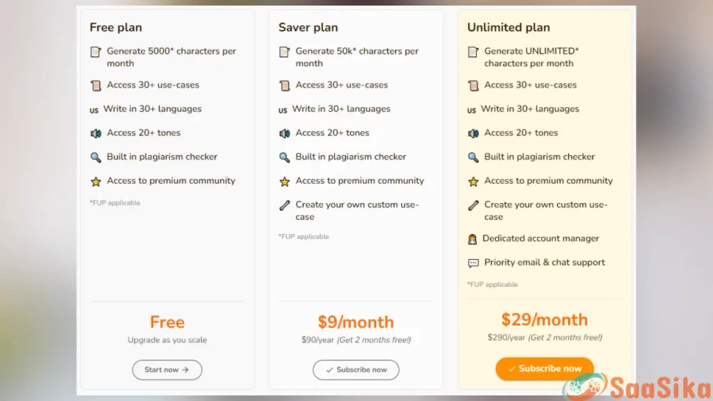 Rytr Pricing